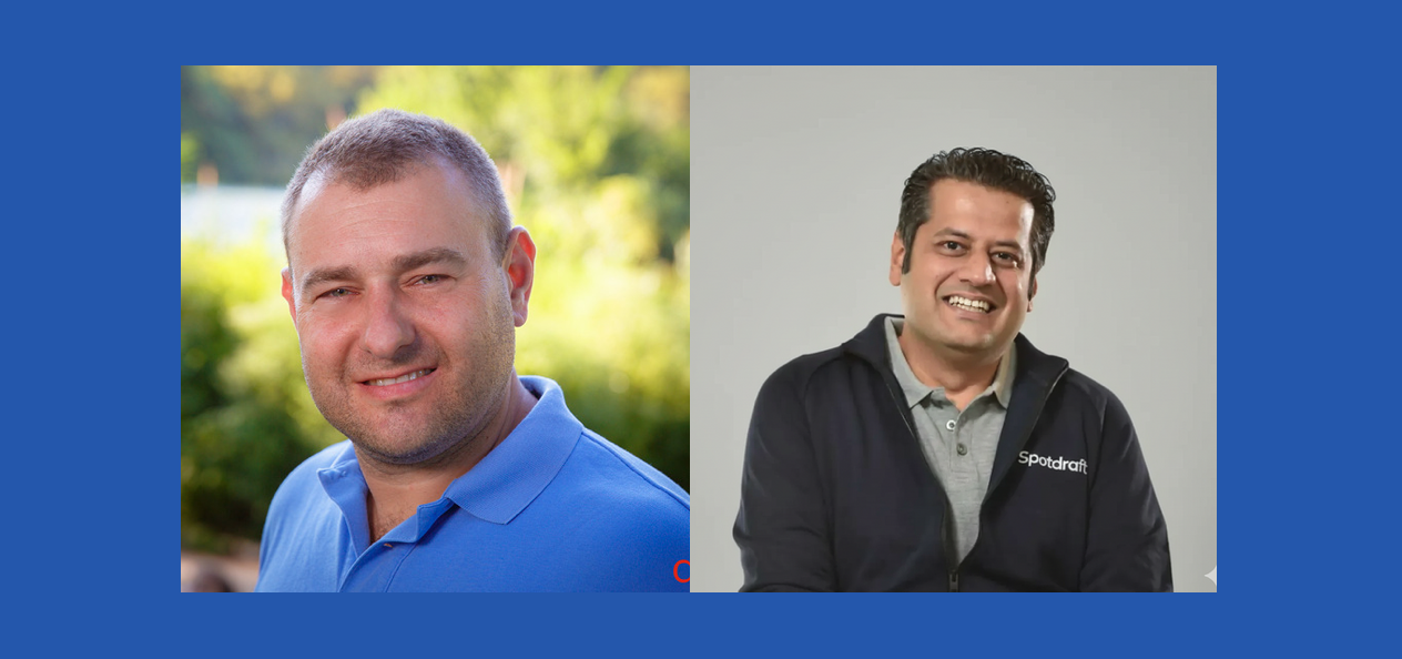 L - R: A. Waks and A. Sharma; images courtesy of SpotDraft.